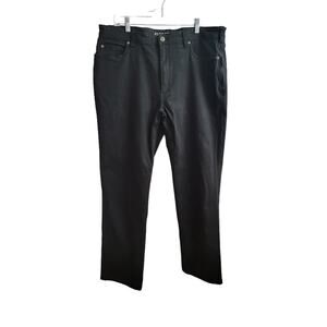 Duluth Trading Pants Flex Fire Hose Men's Relaxed Sz 40 Black Denim Workwear